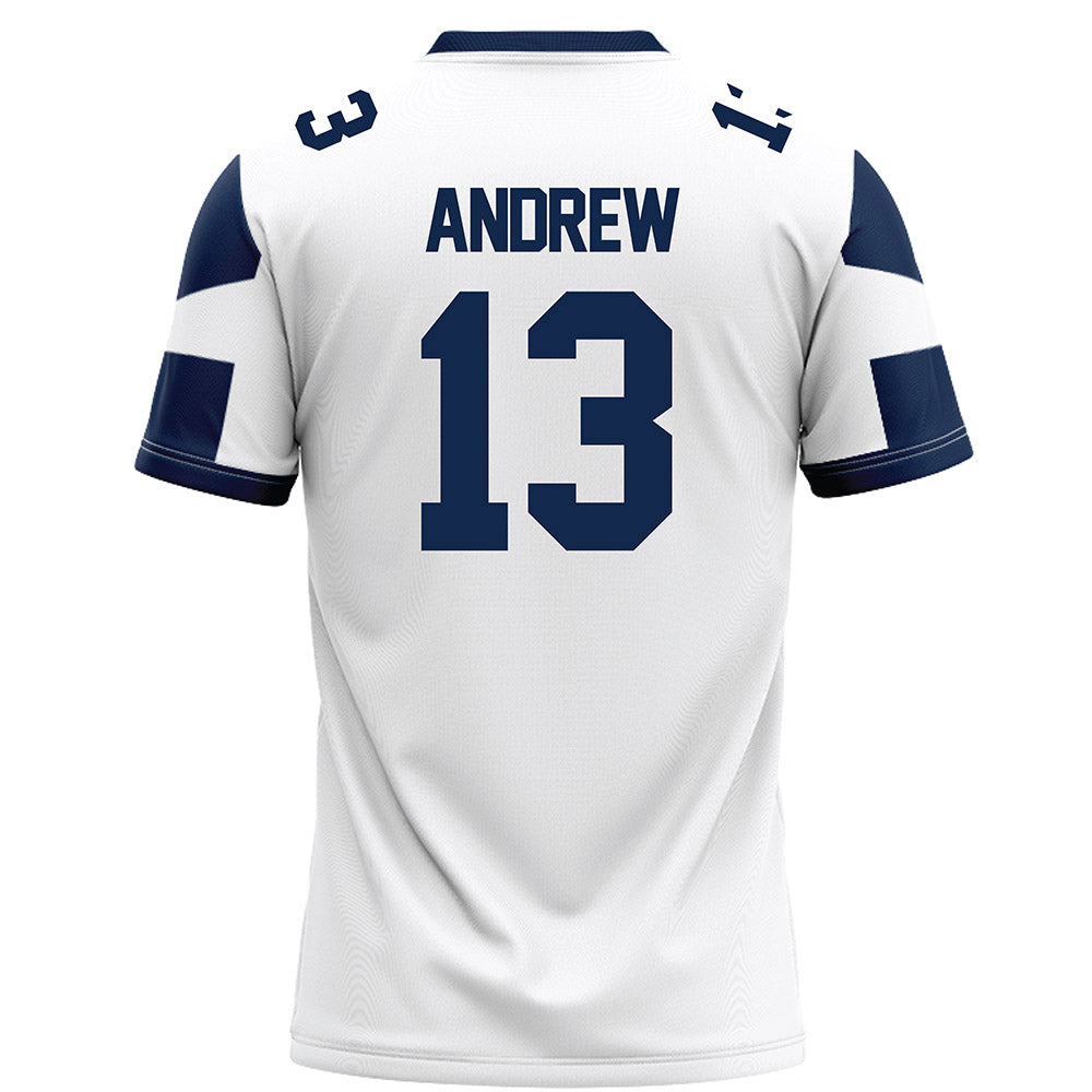 Butler - NCAA Football : Reagan Andrew - White Football Jersey