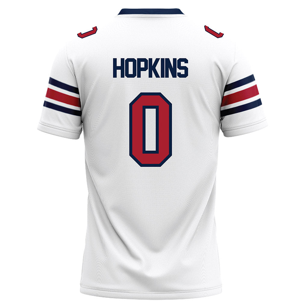 Liberty - NCAA Football : D-Icey Hopkins - White Football Jersey-1