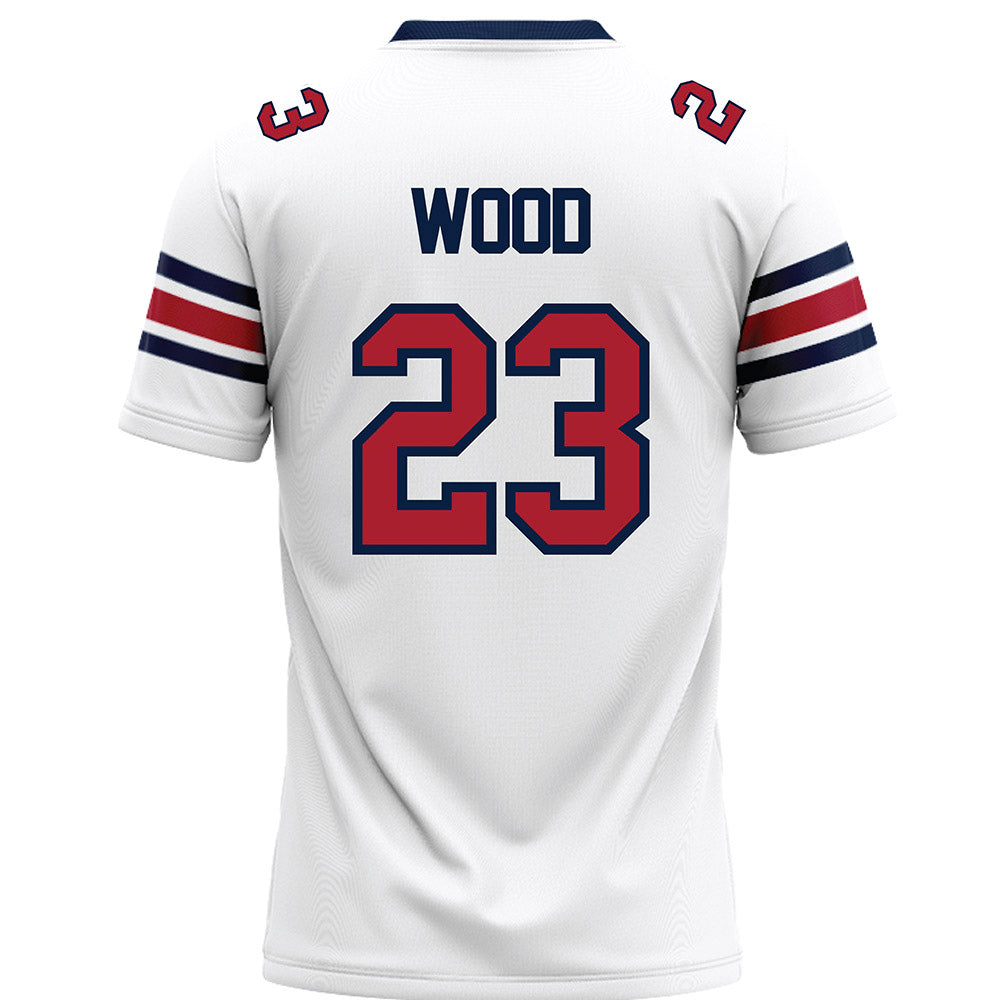 Liberty - NCAA Football : Cameron Wood - White Premium Football Jersey-1