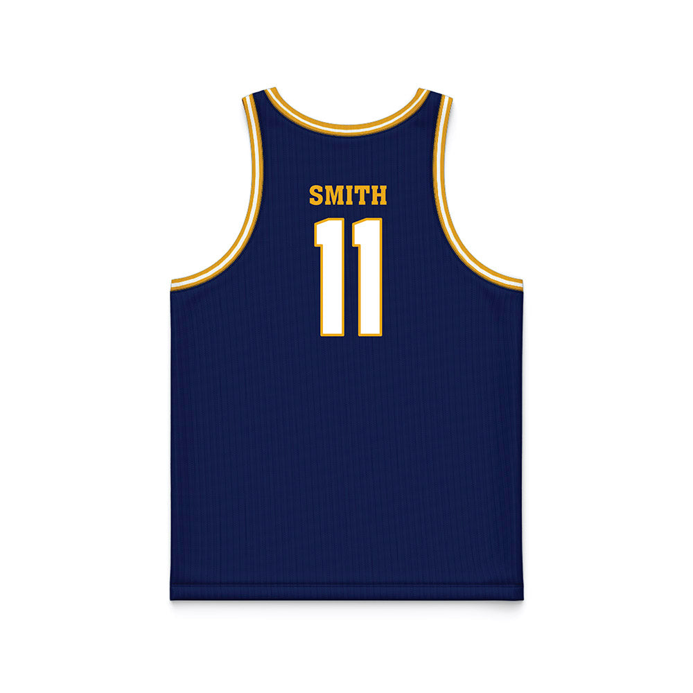 UTC - NCAA Men's Basketball : Billy Smith - Navy Basketball Jersey-1