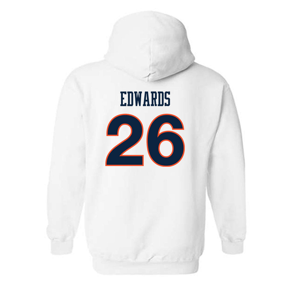 Auburn - NCAA Women's Soccer : Emily Edwards - Replica Shersey Hooded Sweatshirt-1