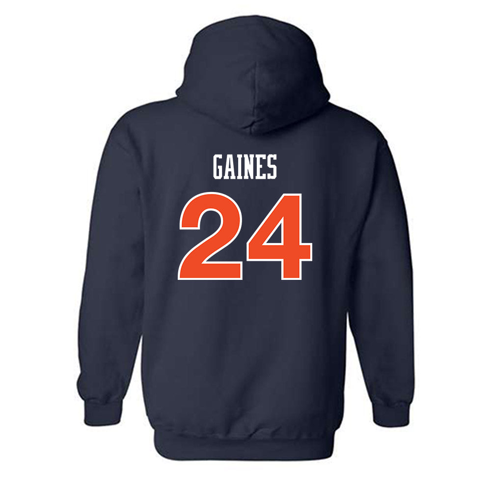 Auburn - NCAA Women's Soccer : Aurora Gaines - Replica Shersey Hooded Sweatshirt-1