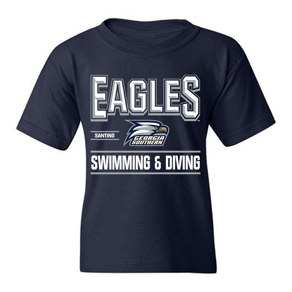 Georgia Southern - NCAA Women's Swimming & Diving : Victoria Santino - Classic Fashion Shersey Youth T-Shirt-0