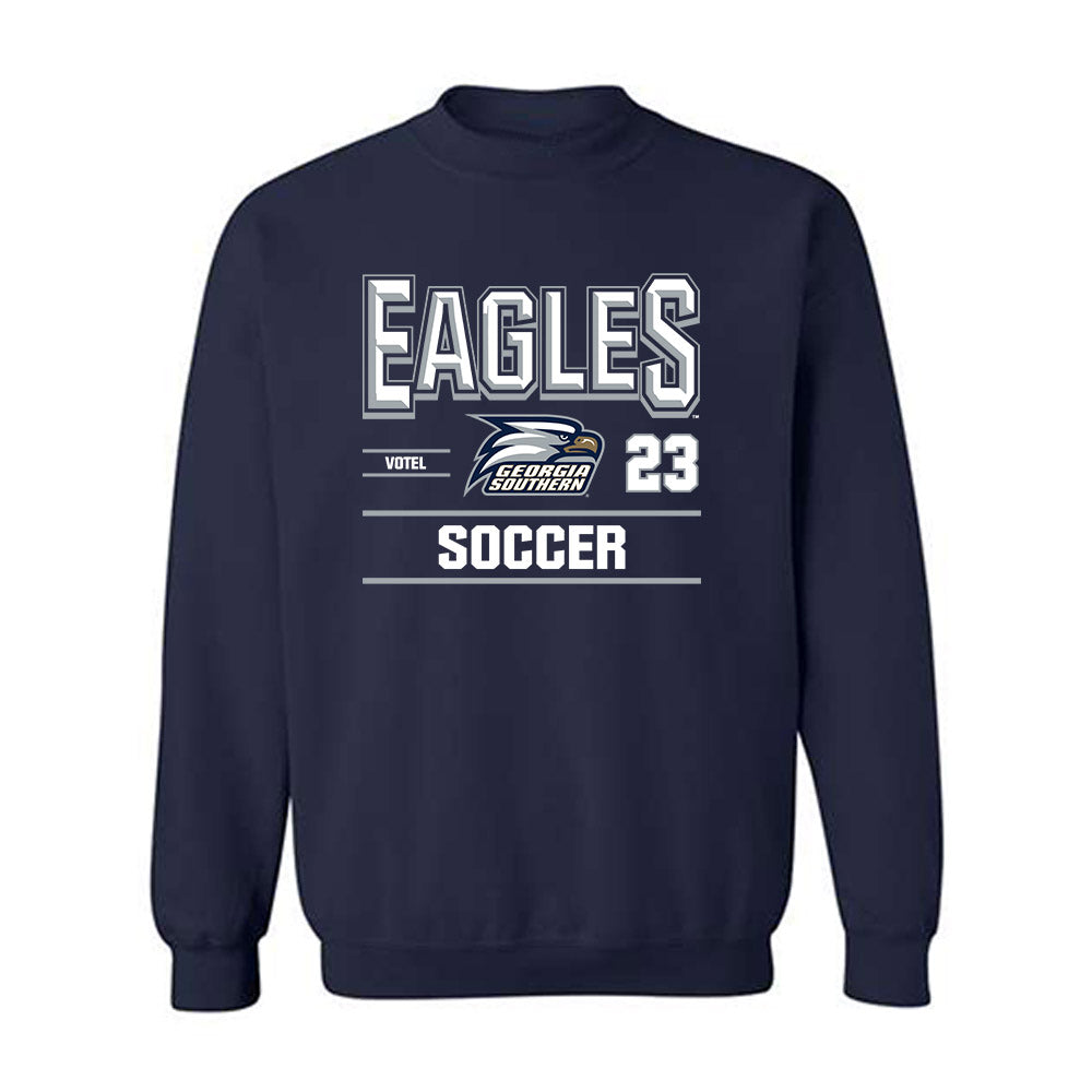Georgia Southern - NCAA Men's Soccer : Charles Votel - Classic Fashion Shersey Crewneck Sweatshirt-0