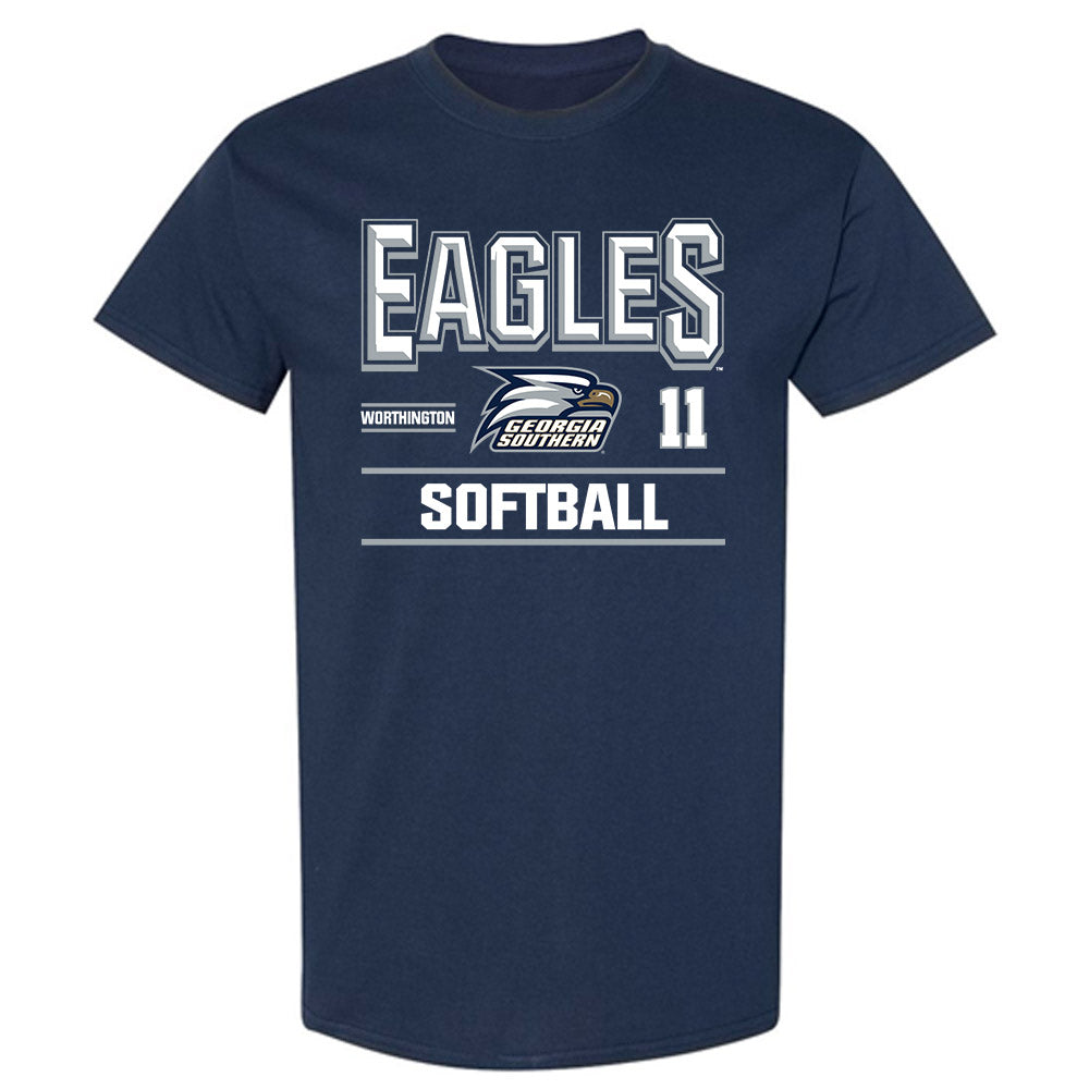 Georgia Southern - NCAA Softball : Hannah Worthington - Classic Fashion Shersey T-Shirt-0