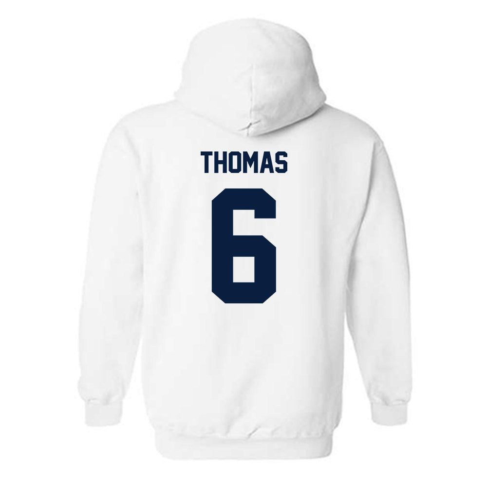 Georgia Southern - NCAA Women's Volleyball : Grace Thomas - Classic Fashion Shersey Hooded Sweatshirt-1