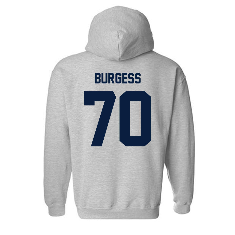 Georgia Southern - NCAA Football : Jalen Burgess - Classic Fashion Shersey Hooded Sweatshirt-1