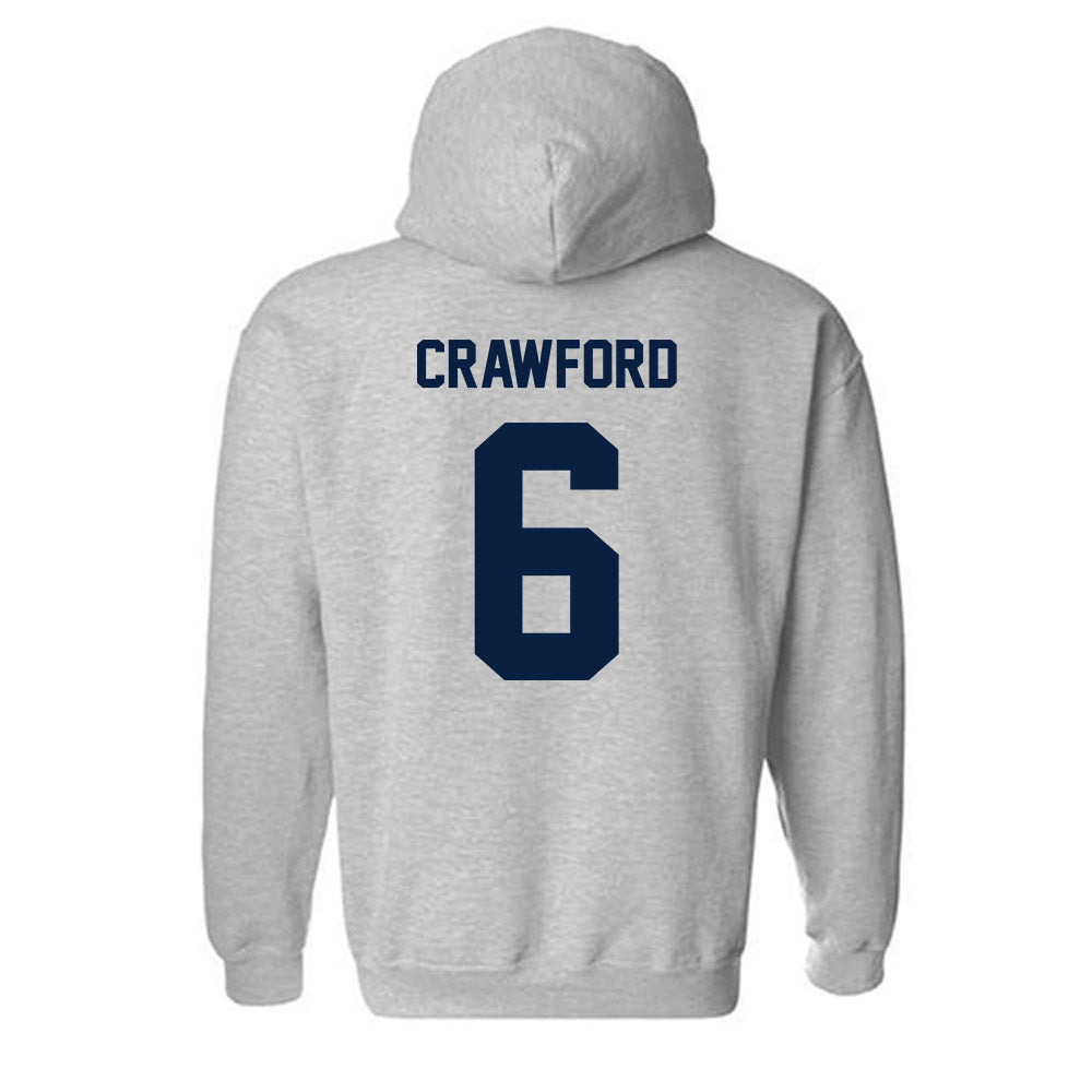 Georgia Southern - NCAA Men's Basketball : Jayden Crawford - Classic Fashion Shersey Hooded Sweatshirt-1
