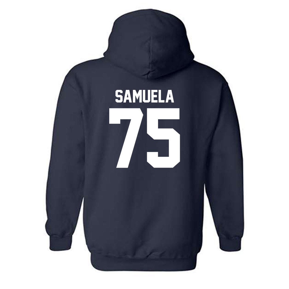 Georgia Southern - NCAA Football : Kingtriton Samuela - Classic Shersey Hooded Sweatshirt-1
