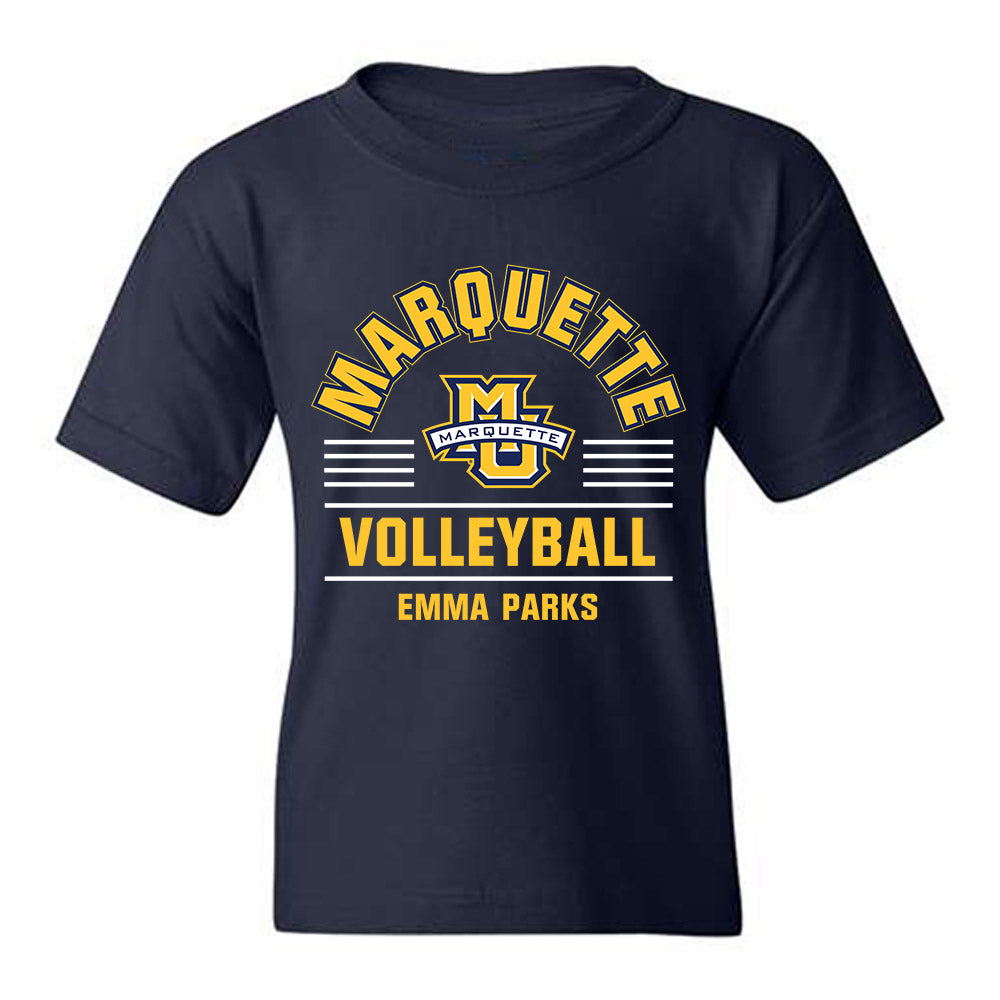 Marquette - NCAA Women's Volleyball : Emma Parks - Classic Fashion Shersey Youth T-Shirt-0
