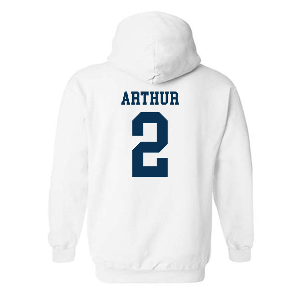 Old Dominion - NCAA Women's Soccer : Madelynn Arthur - Classic Shersey Hooded Sweatshirt-1