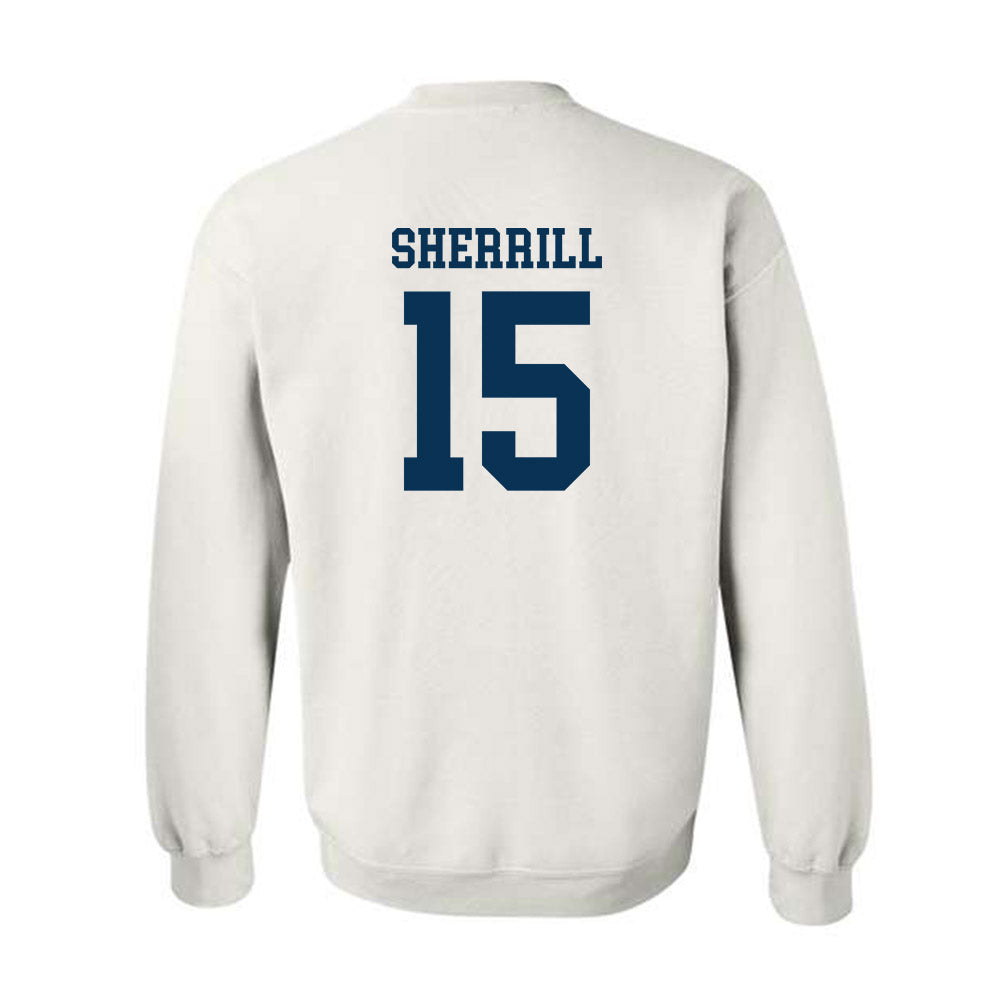 Old Dominion - NCAA Football : Jehahj Sherrill - Classic Shersey Crewneck Sweatshirt-1