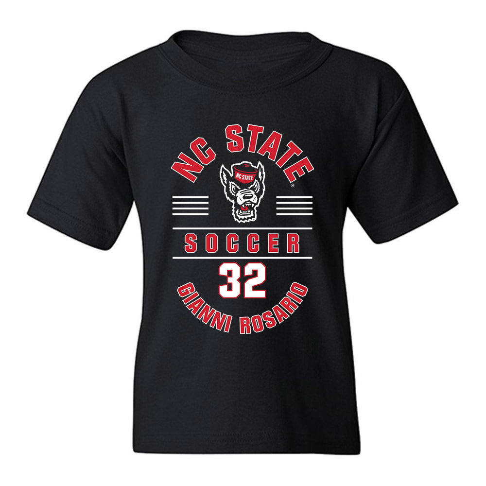 NC State - NCAA Men's Soccer : Gianni Rosario - Classic Fashion Shersey Youth T-Shirt-0