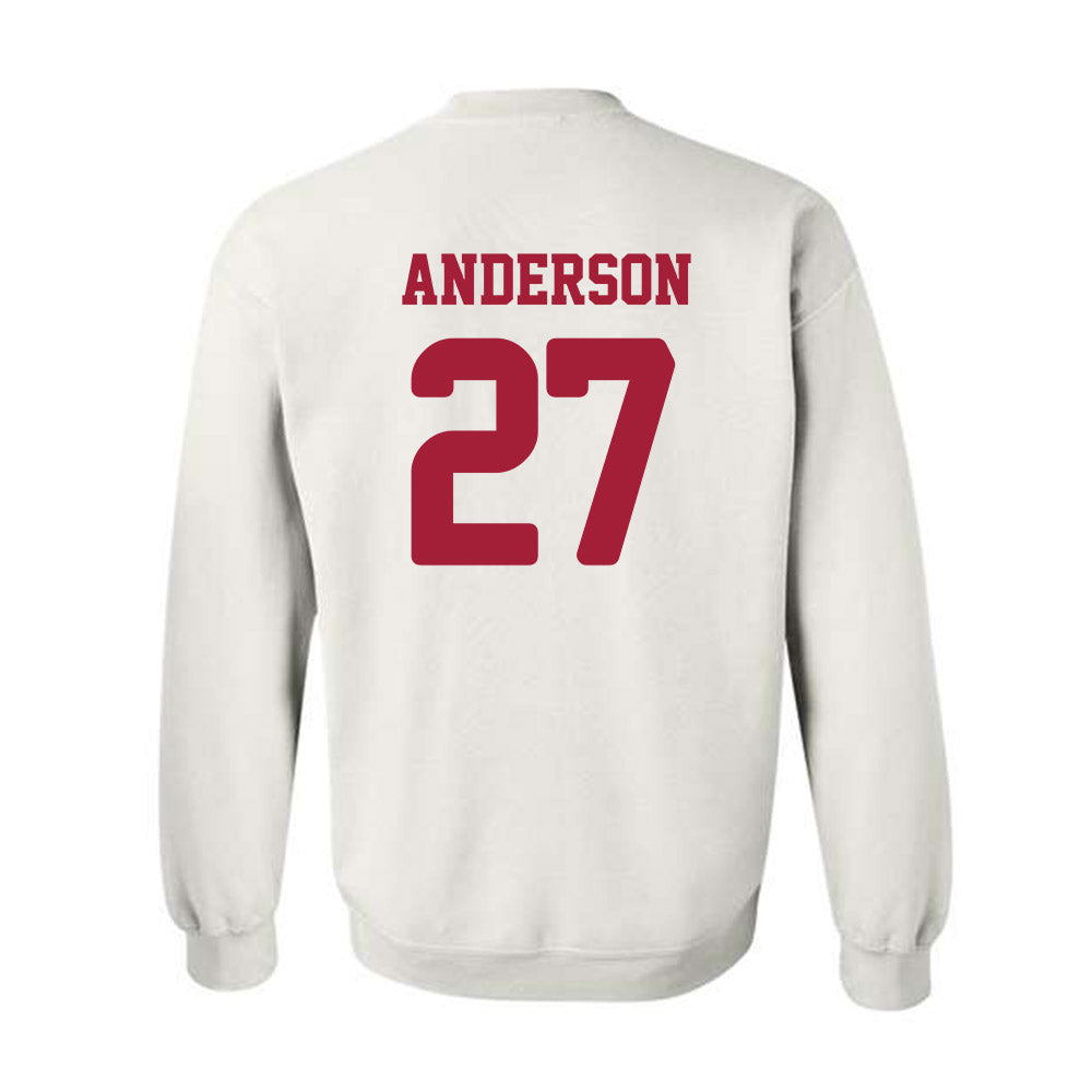 Arkansas - NCAA Women's Soccer : Dejionee Anderson - Replica Shersey Crewneck Sweatshirt
