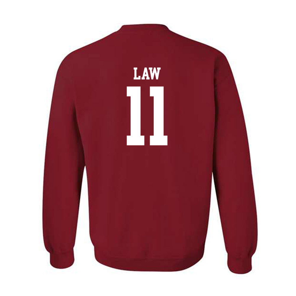 Arkansas - NCAA Women's Volleyball : Elsie Law - Classic Shersey Crewneck Sweatshirt-1