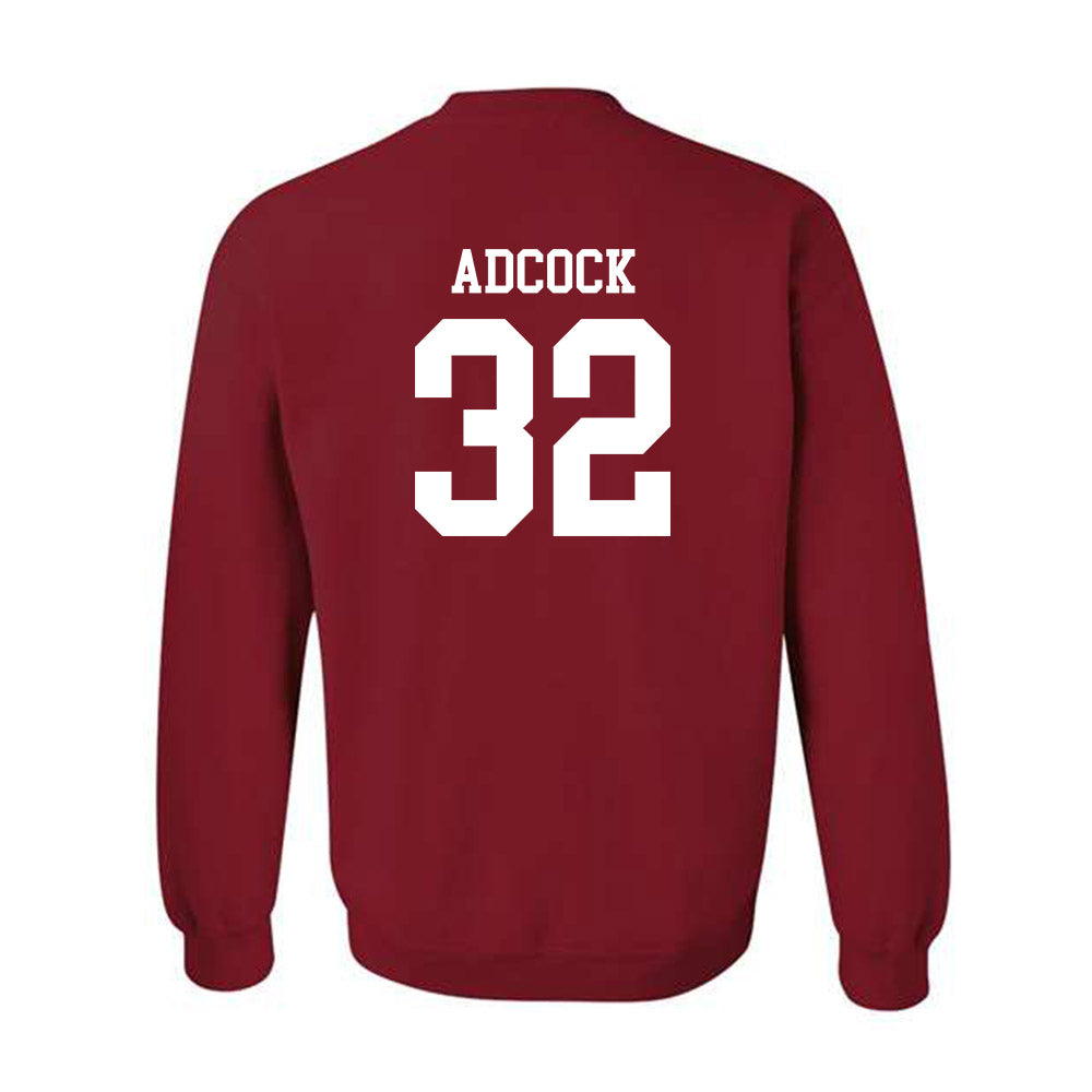 Arkansas - NCAA Football : Matt Adcock - Classic Shersey Crewneck Sweatshirt-1