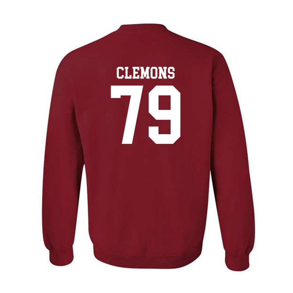 Arkansas - NCAA Football : Josiah Clemons - Classic Shersey Crewneck Sweatshirt-1