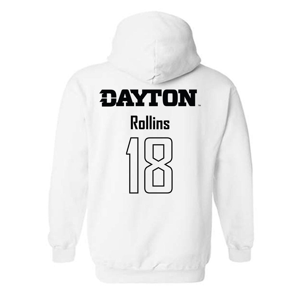 Dayton - NCAA Women's Soccer : Delaney Rollins - Replica Shersey Hooded Sweatshirt-1