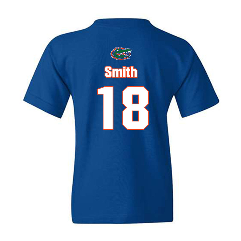 Florida - NCAA Women's Soccer : Kelsey Smith - Replica Shersey Youth T-Shirt-1