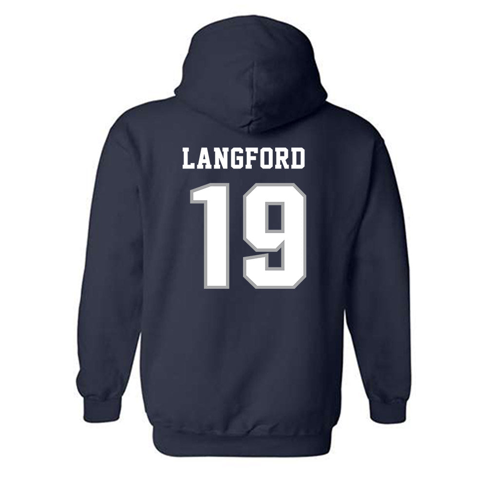 UNF - NCAA Softball : Hallie Langford - Classic Fashion Shersey Hooded Sweatshirt-1