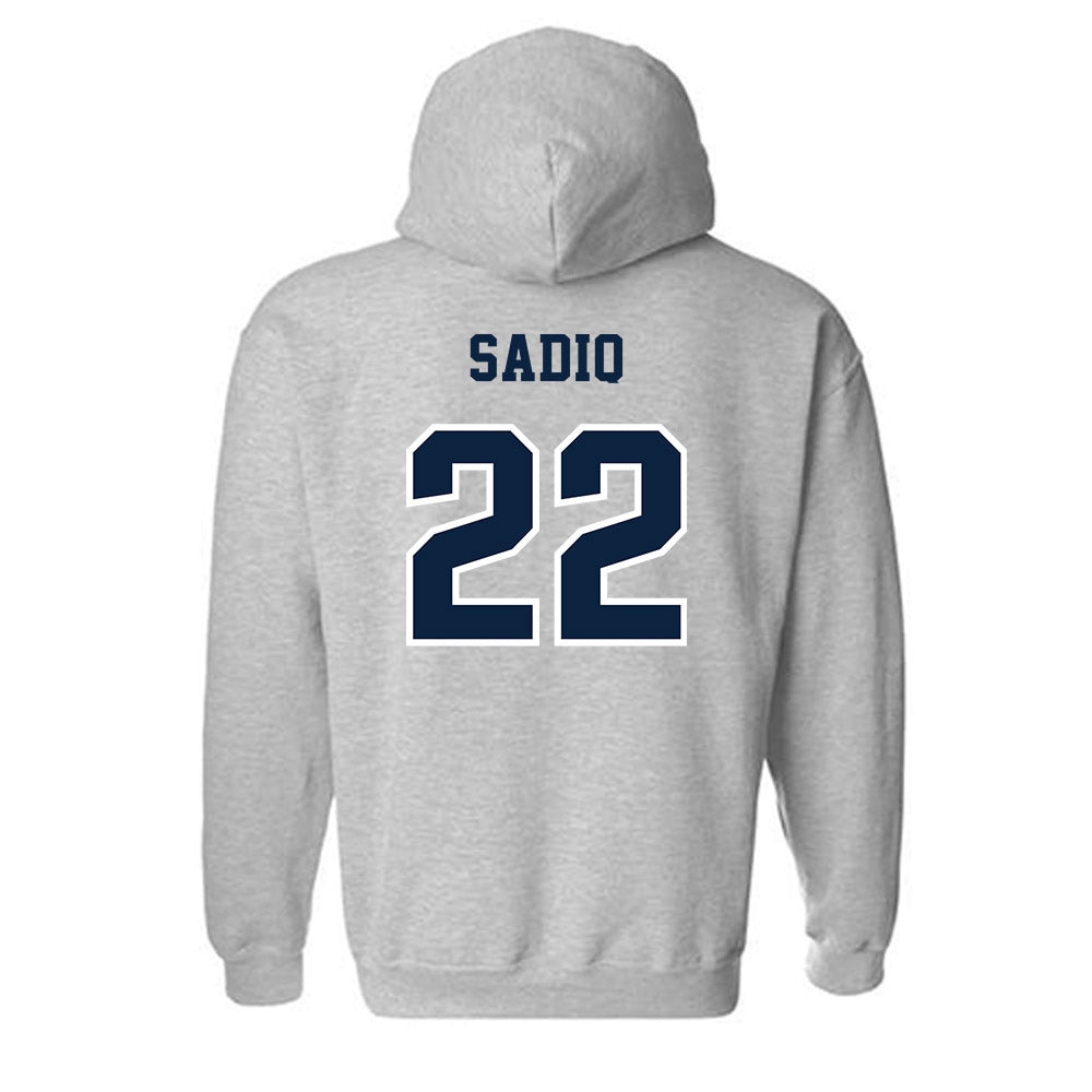UNF - NCAA Men's Soccer : Kadin Sadiq - Classic Fashion Shersey Hooded Sweatshirt-1