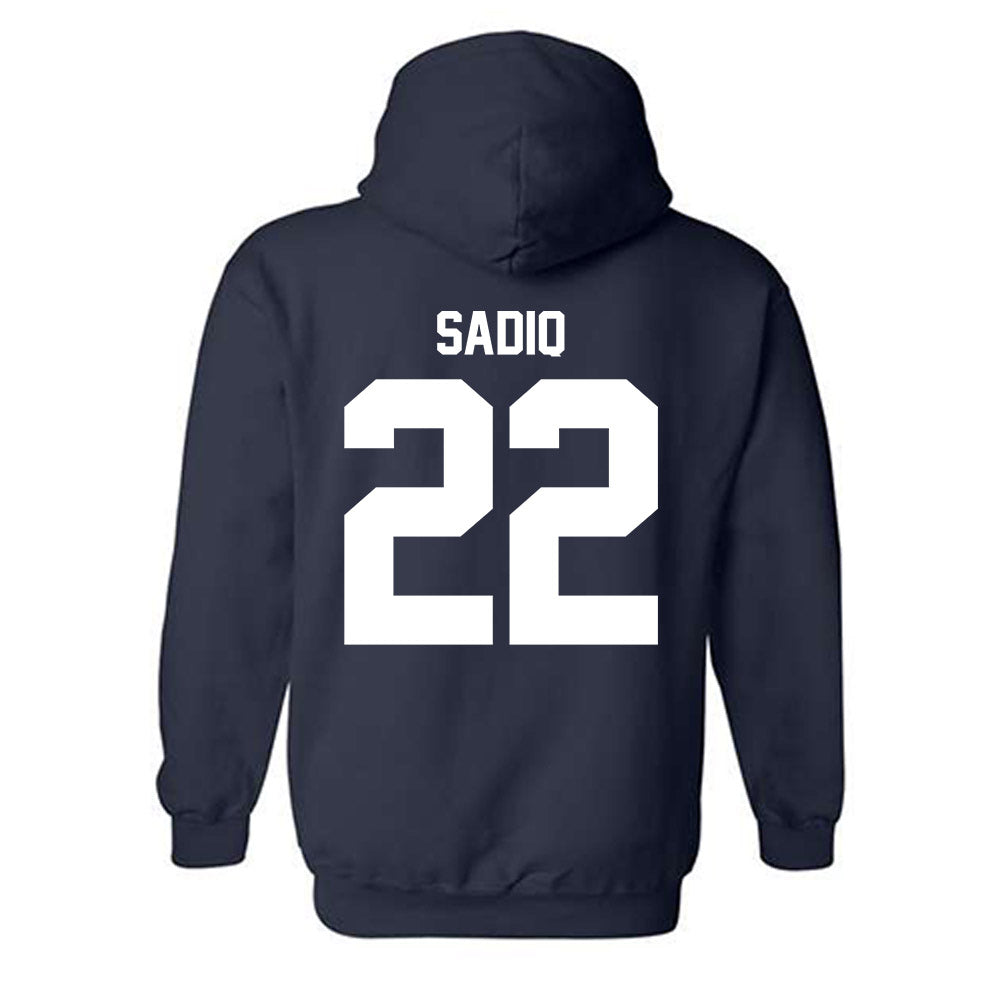 UNF - NCAA Men's Soccer : Kadin Sadiq - Classic Fashion Shersey Hooded Sweatshirt-1