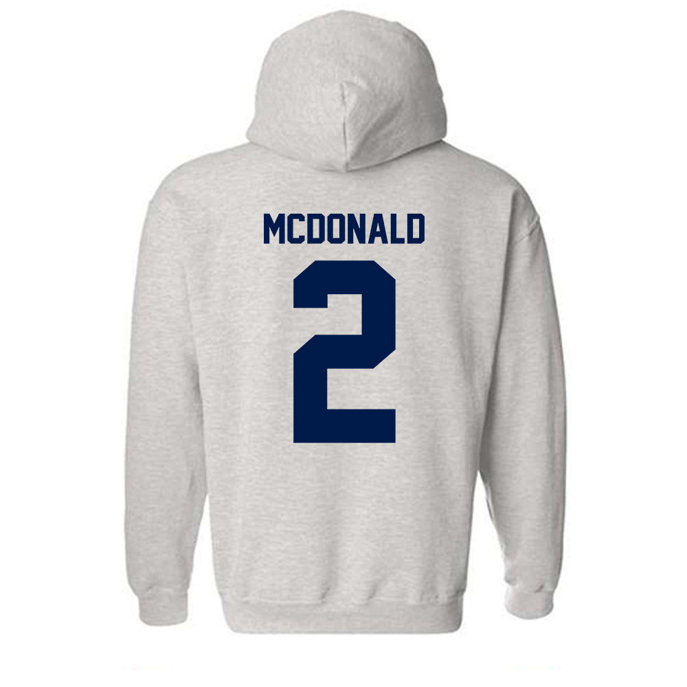 UNF - NCAA Women's Volleyball : Leah McDonald - Classic Fashion Shersey Hooded Sweatshirt-1