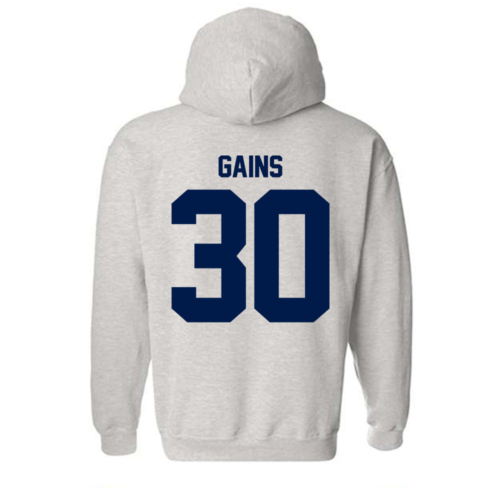 UNF - NCAA Men's Soccer : Austin Gains - Classic Fashion Shersey Hooded Sweatshirt-1