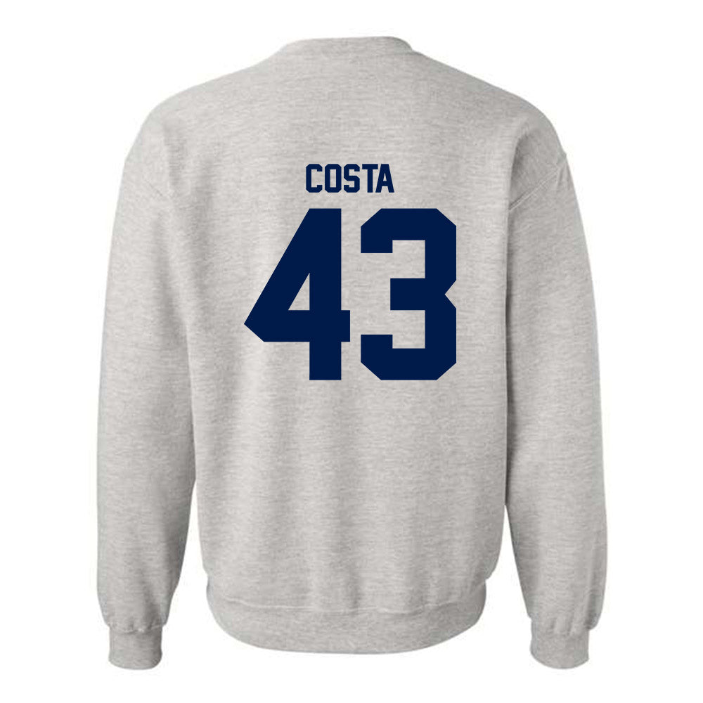 UNF - NCAA Baseball : John Costa - Classic Fashion Shersey Crewneck Sweatshirt-1