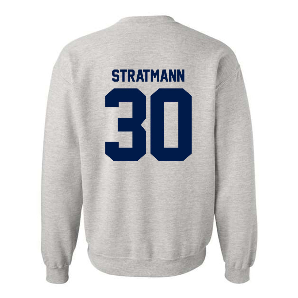 UNF - NCAA Baseball : Austin Stratmann - Classic Fashion Shersey Crewneck Sweatshirt-1