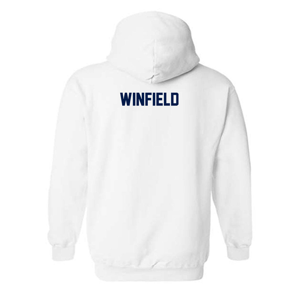 UNF - NCAA Men's Track & Field : Michael Winfield - Classic Fashion Shersey Hooded Sweatshirt-1
