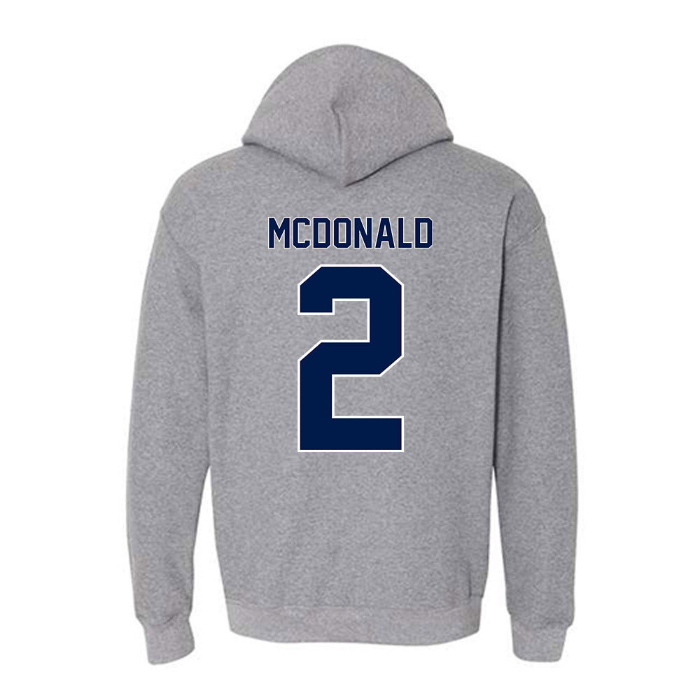 UNF - NCAA Women's Volleyball : Leah McDonald - Classic Fashion Shersey Hooded Sweatshirt-1