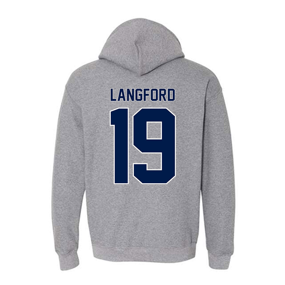 UNF - NCAA Softball : Hallie Langford - Classic Fashion Shersey Hooded Sweatshirt-1