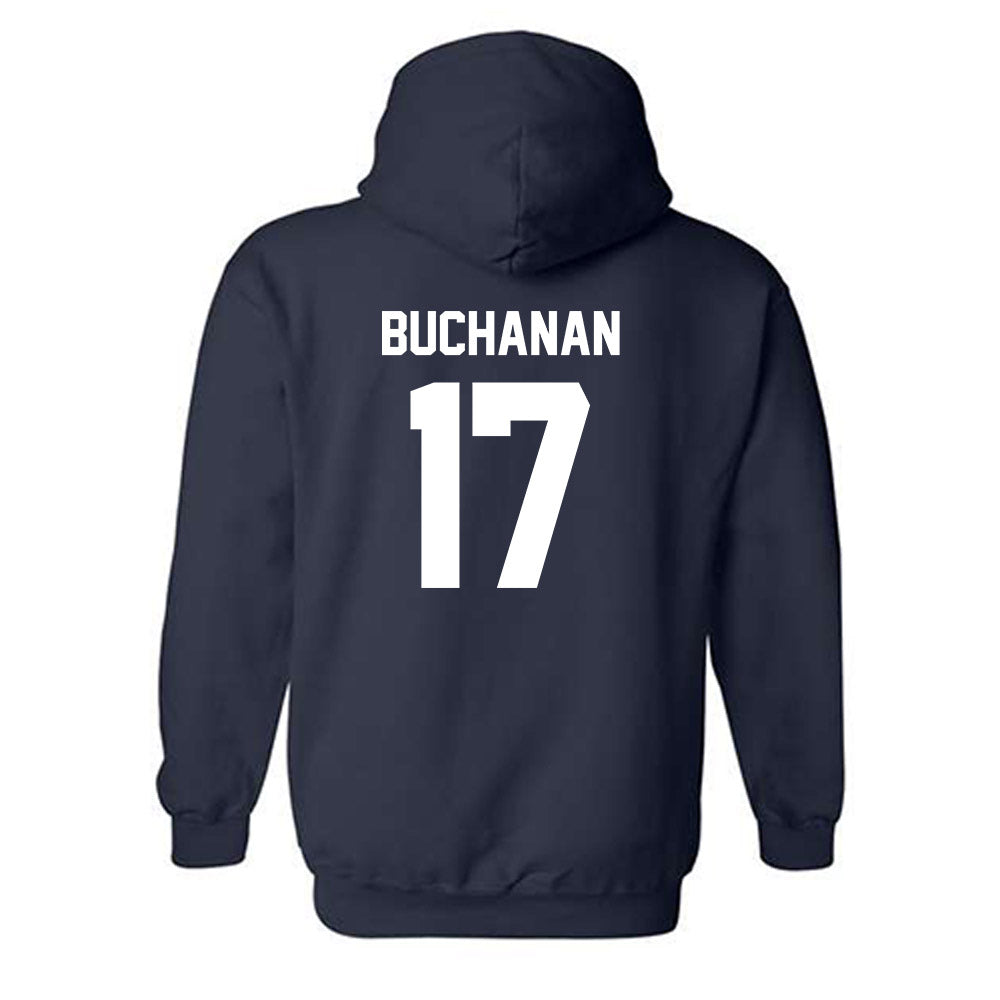 UNF - NCAA Baseball : Drew Buchanan - Classic Shersey Hooded Sweatshirt-1