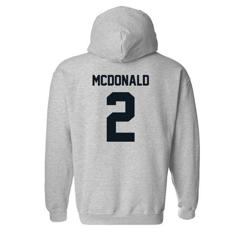 UNF - NCAA Women's Volleyball : Leah McDonald - Classic Shersey Hooded Sweatshirt-1