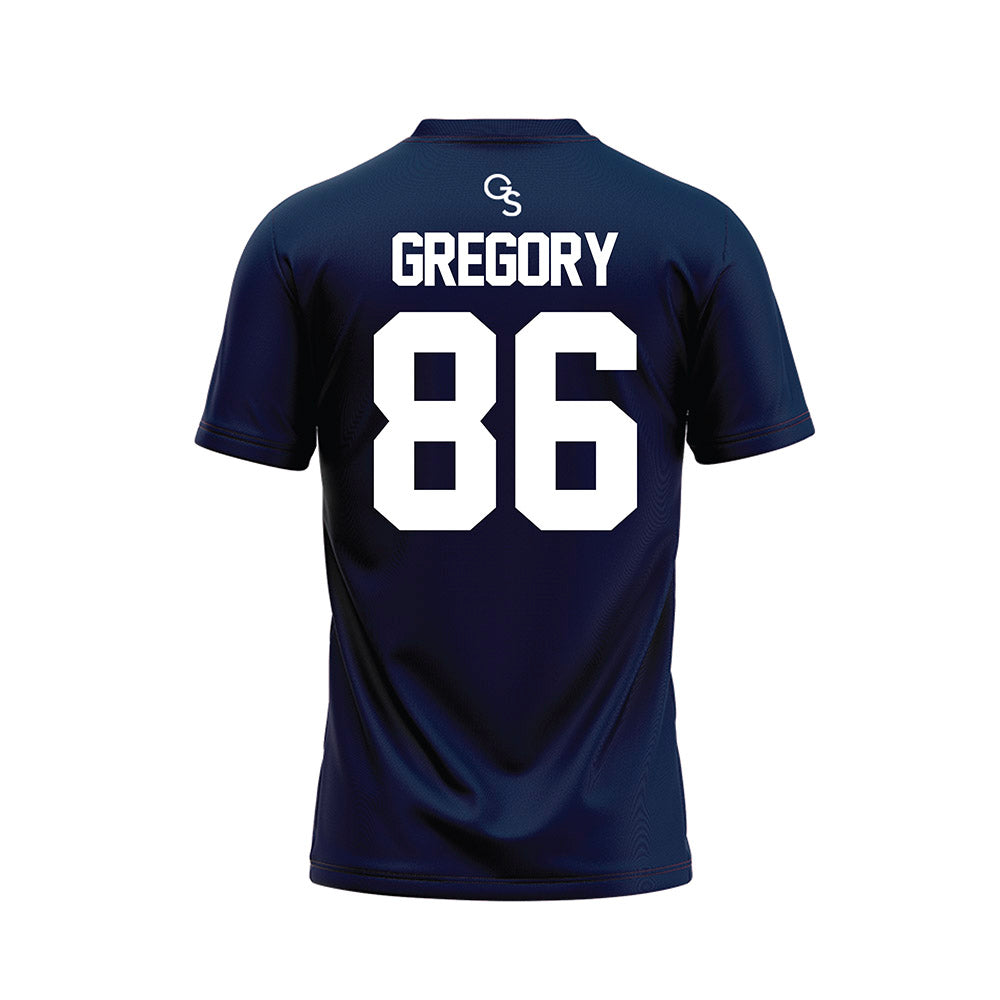 Georgia Southern - NCAA Football : Henry Gregory - Navy Football Jersey-1
