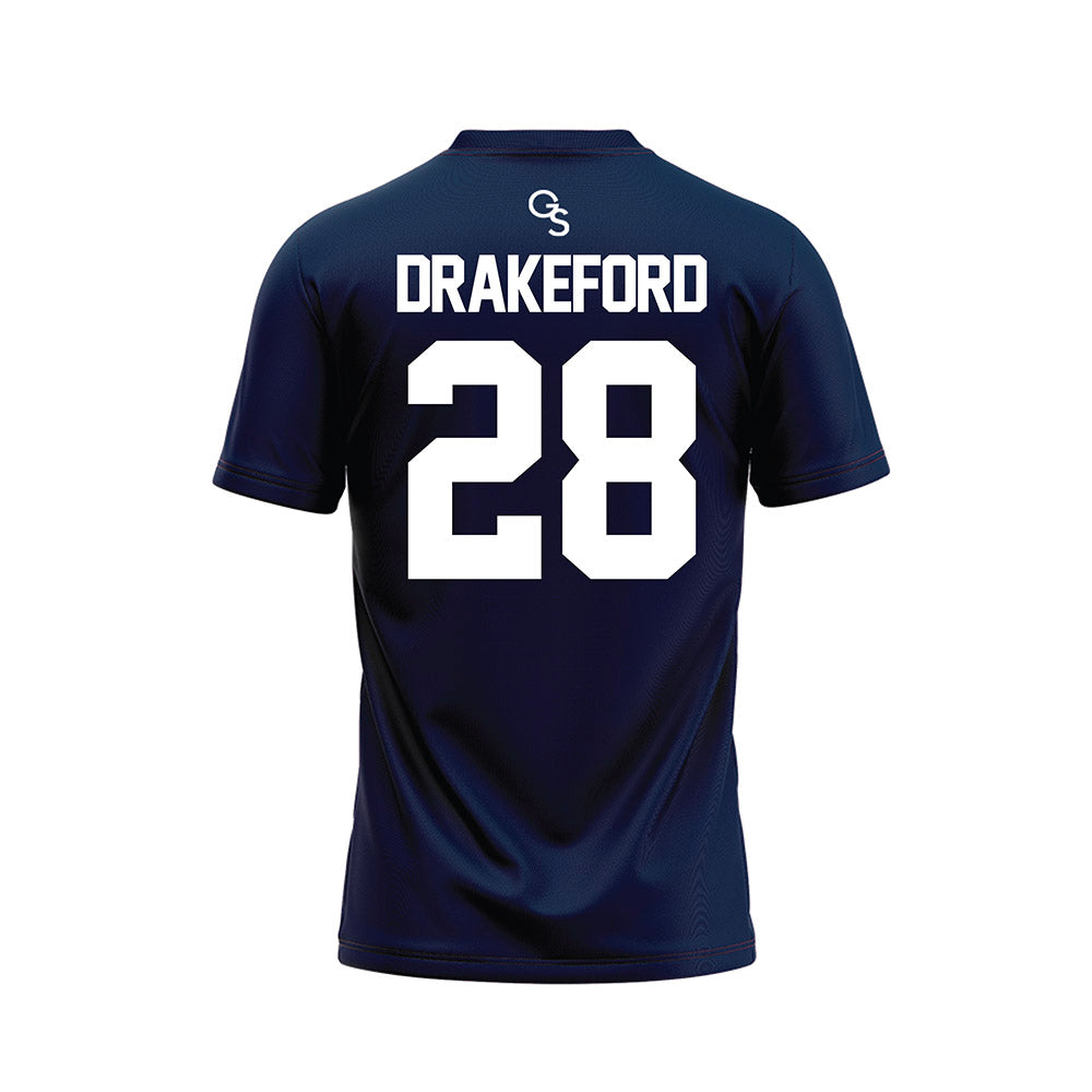 Georgia Southern - NCAA Football : Tylin Drakeford - Navy Football Jersey-1