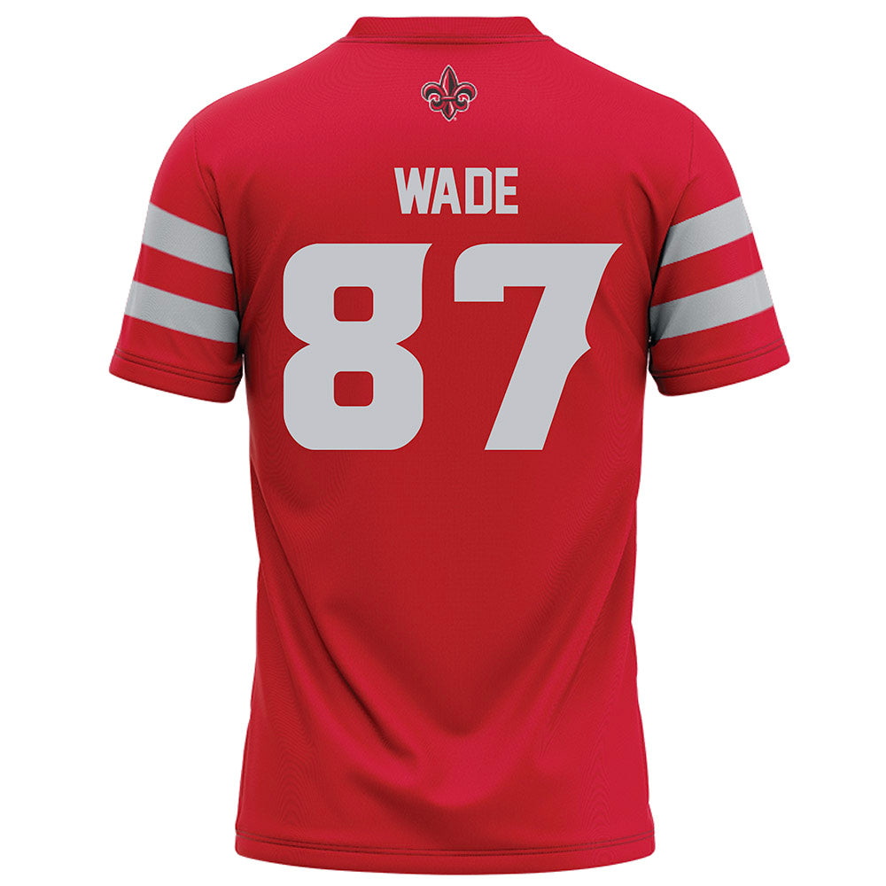Louisiana - NCAA Football : KeDarius Wade - Red Football Jersey-1