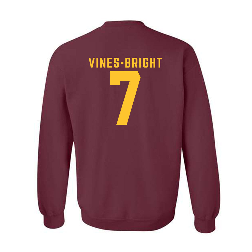 Arizona State - NCAA Football : Raiden Vines-Bright - Classic Shersey Crewneck Sweatshirt-1