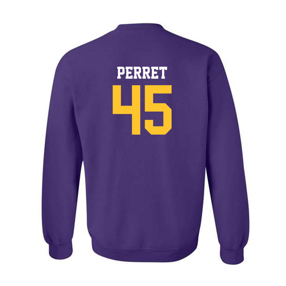 LSU - NCAA Football : Sean Perret - Classic Shersey Crewneck Sweatshirt-1