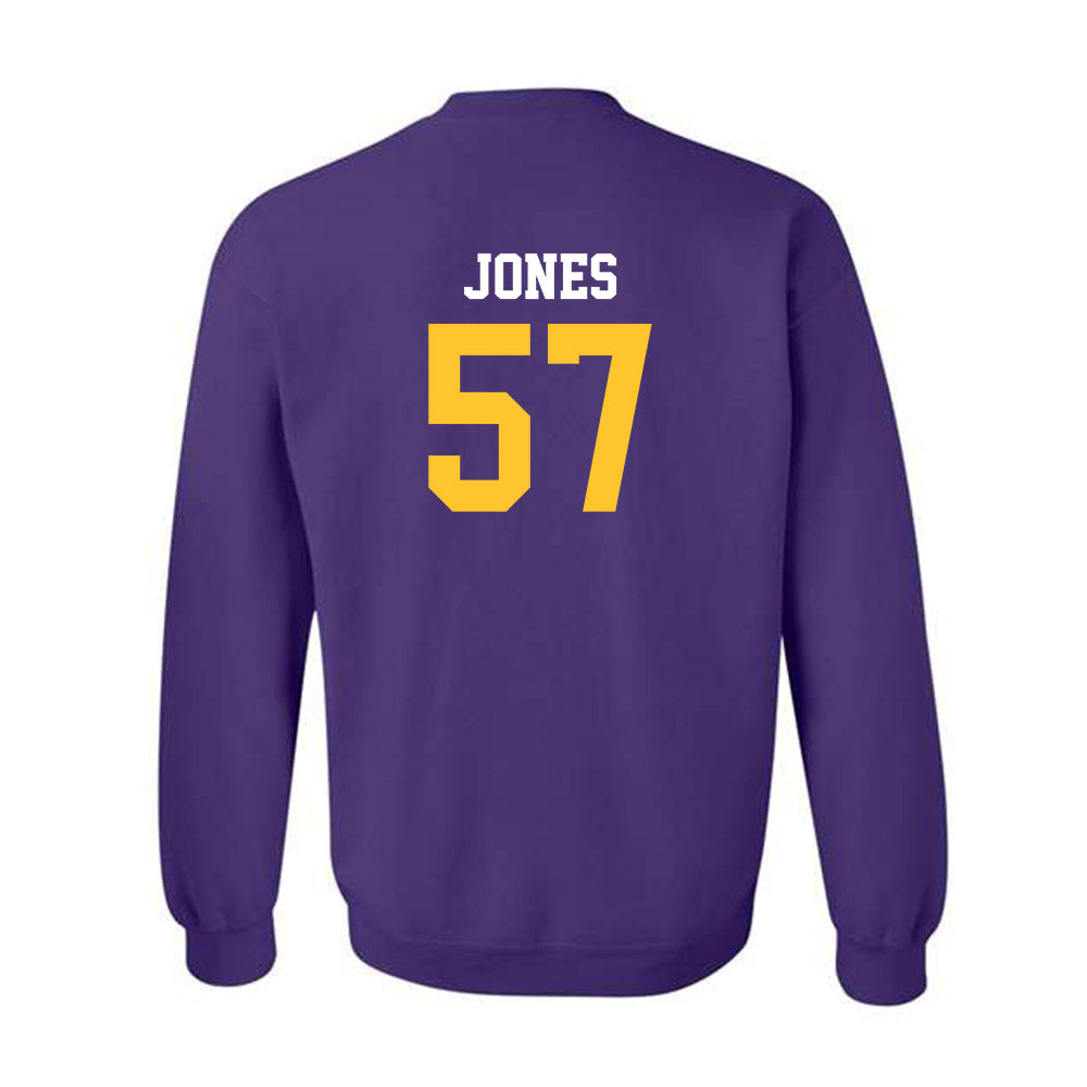 LSU - NCAA Football : Jakolby Jones - Classic Shersey Crewneck Sweatshirt-1