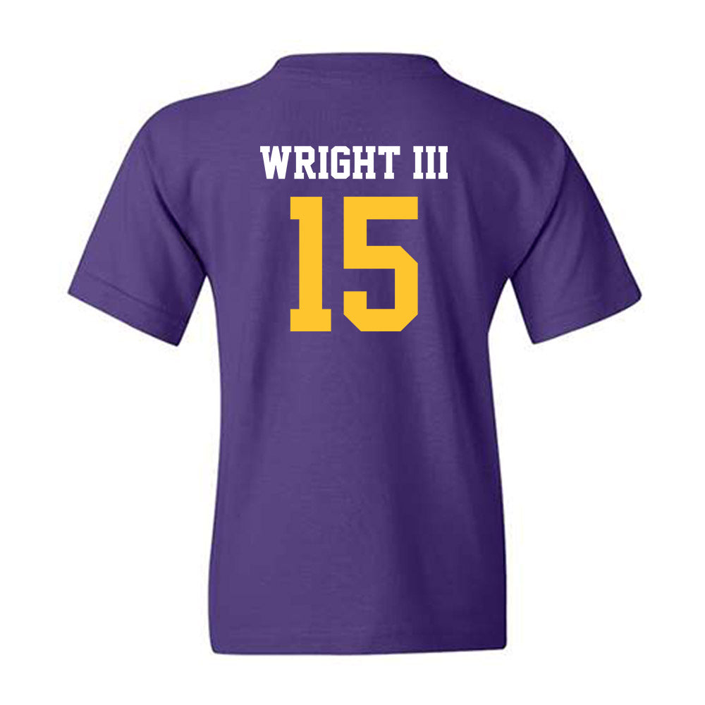 LSU - NCAA Football : Phillip Wright III - Classic Shersey Youth T-Shirt-1