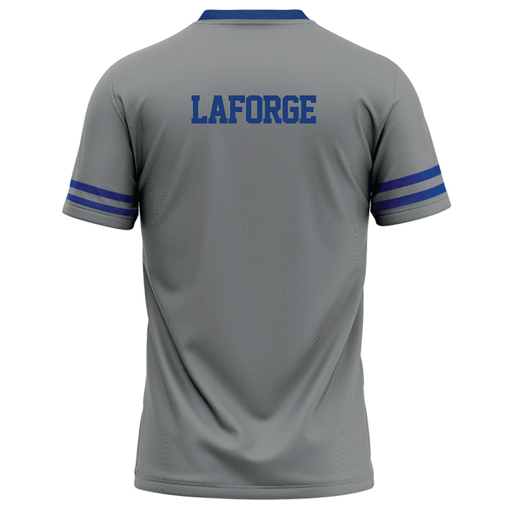 Memphis - NCAA Football : Philippe Laforge - Grey Football Jersey-1