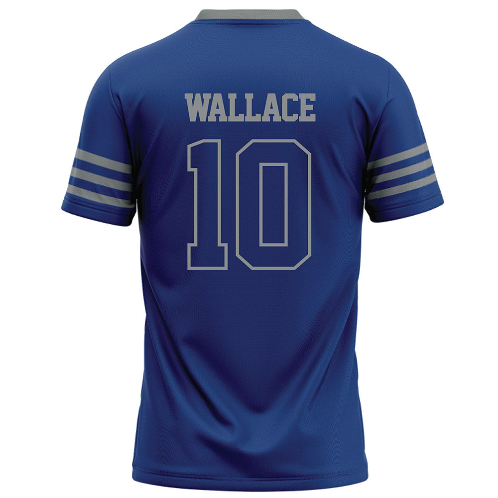 Memphis - NCAA Football : Justin Wallace - Dark Blue Football Jersey-1