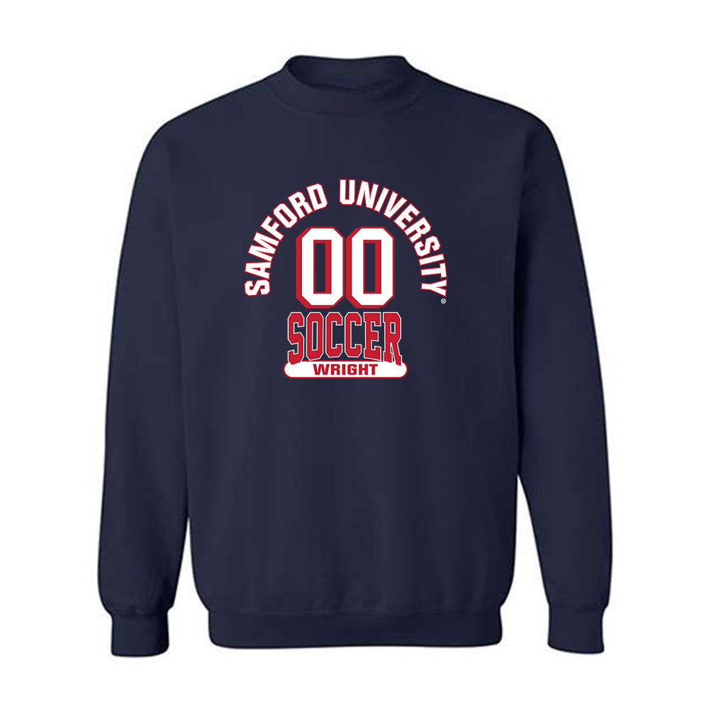 Samford - NCAA Women's Soccer : Abby Wright - Classic Fashion Shersey Crewneck Sweatshirt-0