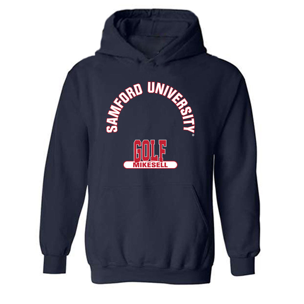 Samford - NCAA Men's Golf : Jack Mikesell - Classic Fashion Shersey Hooded Sweatshirt-0