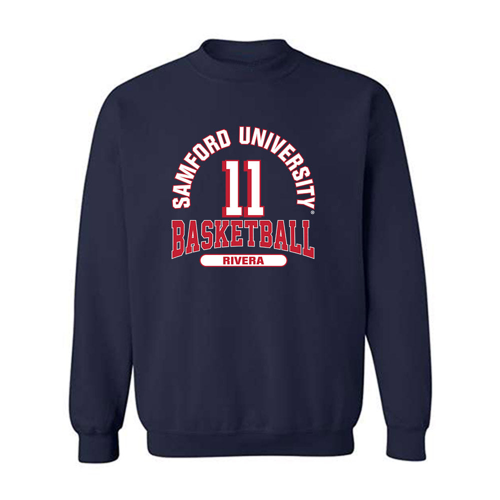 Samford - NCAA Women's Basketball : Briana Rivera - Classic Fashion Shersey Crewneck Sweatshirt-0