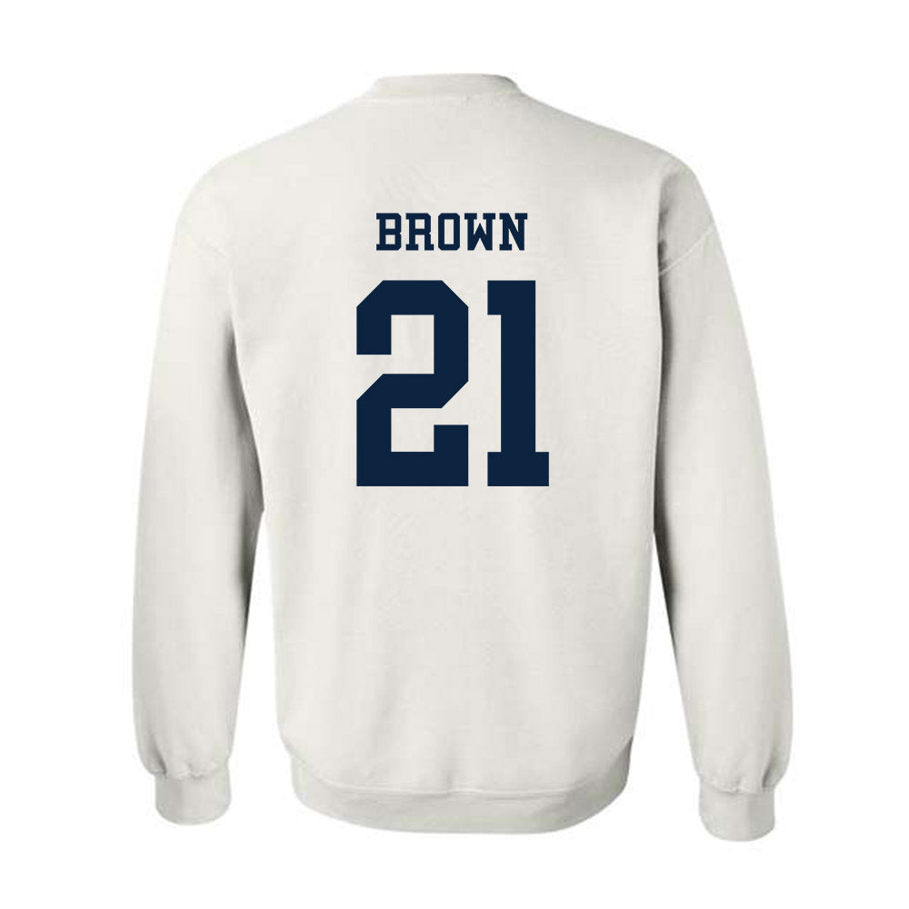 Samford - NCAA Men's Basketball : Corey Brown - Classic Fashion Shersey Crewneck Sweatshirt-1