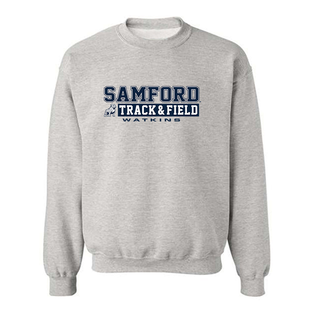 Samford - NCAA Men's Track & Field : Ty Watkins - Classic Fashion Shersey Crewneck Sweatshirt-0