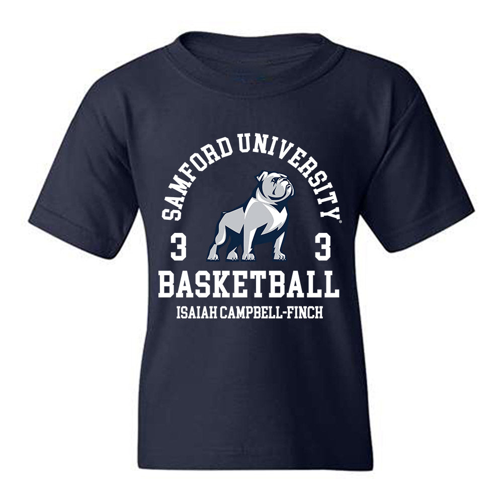 Samford - NCAA Men's Basketball : Isaiah Campbell-Finch - Classic Fashion Shersey Youth T-Shirt-0